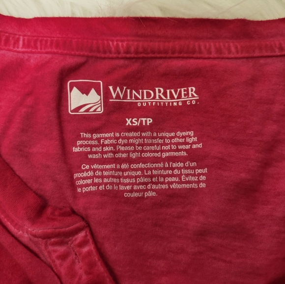 Casual Pink Button-Up Tee, Size XS - Picture 4 of 4